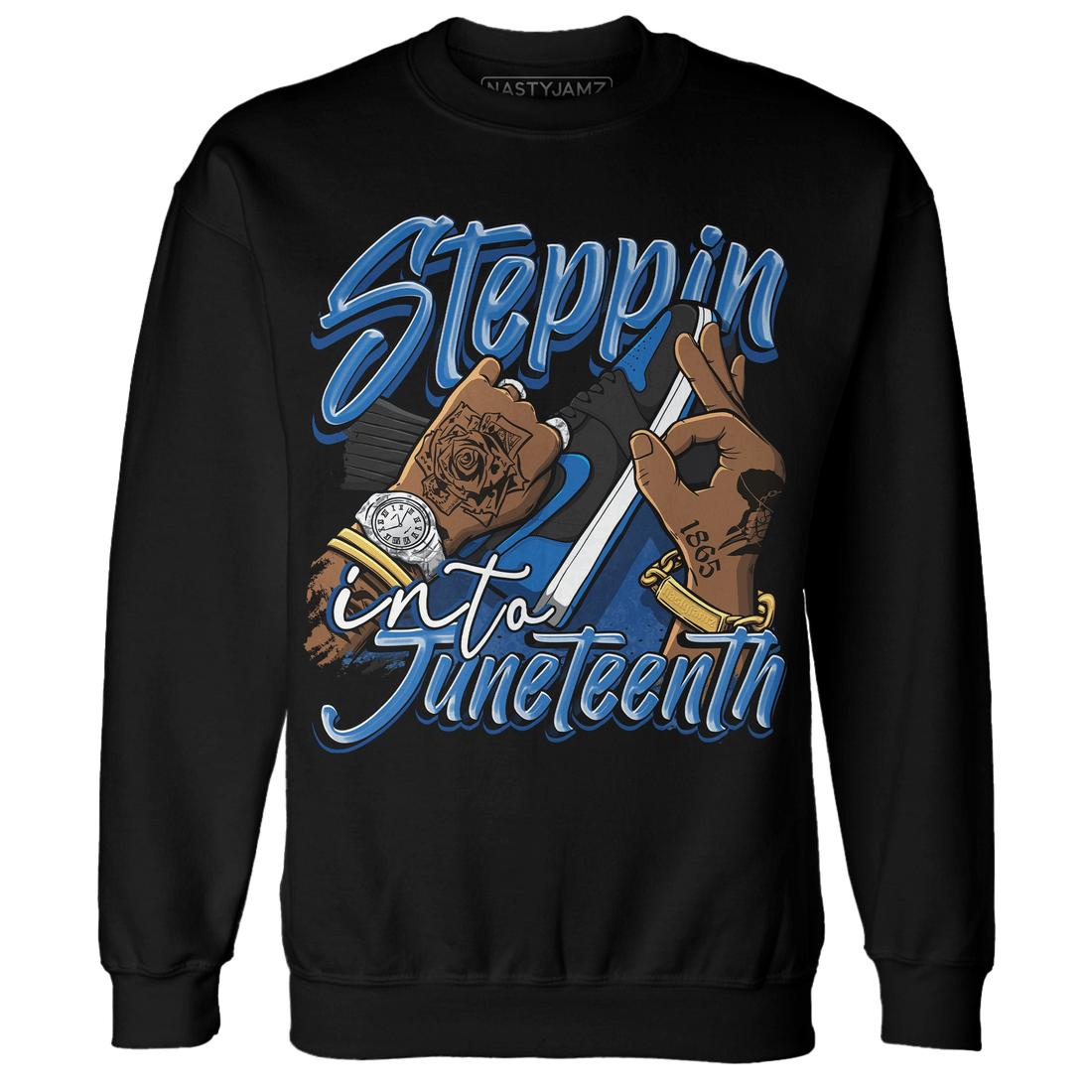 Royal Reimagined 1s Sweatshirt Match Step Into Juneteenth - NastyJamz