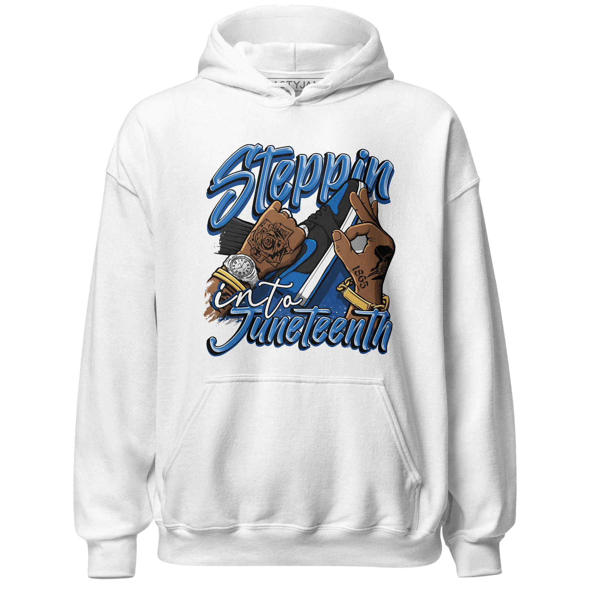 Royal Reimagined 1s Hoodie Match Step Into Juneteenth - NastyJamz