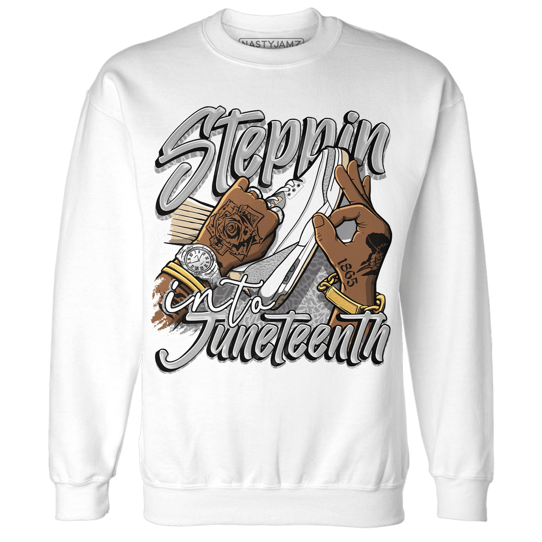 Craft Ivory 3s Sweatshirt Match Step Into Juneteenth - NastyJamz