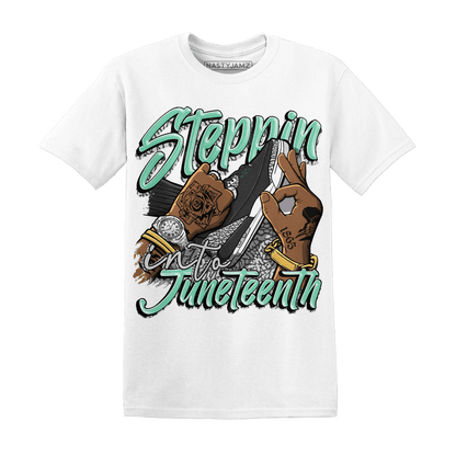 Green Glow 3s T Shirt Match Step Into Juneteenth - NastyJamz