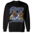 Midnight Navy 5s Sweatshirt Match Step Into Juneteenth - NastyJamz
