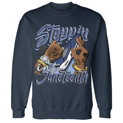 Midnight Navy 5s Sweatshirt Match Step Into Juneteenth - NastyJamz