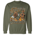 Olive 5s Sweatshirt Match Step Into Juneteenth - NastyJamz