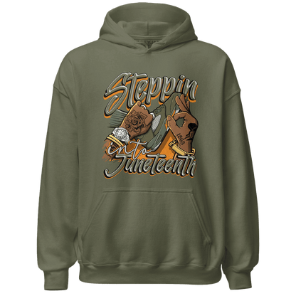 Olive 5s Hoodie Match Step Into Juneteenth - NastyJamz