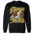 Yellow Ochre 6s Sweatshirt Match Step Into Juneteenth - NastyJamz