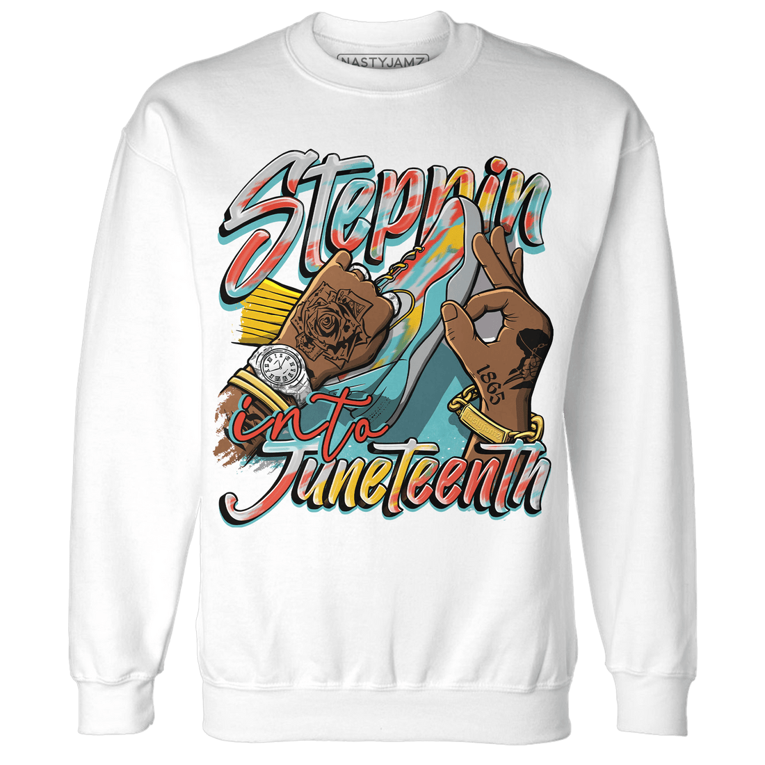 KB 8 Protro Venice Beach Sweatshirt Match Step Into Juneteenth - NastyJamz