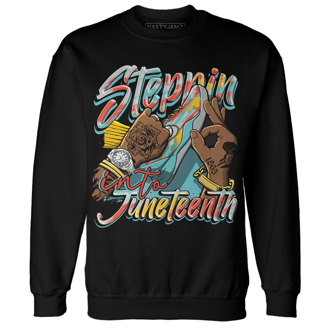 KB 8 Protro Venice Beach Sweatshirt Match Step Into Juneteenth - NastyJamz