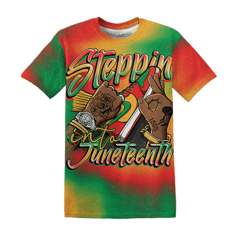 Step-Into-Juneteenth-3D-JuneTeenth-T-Shirt