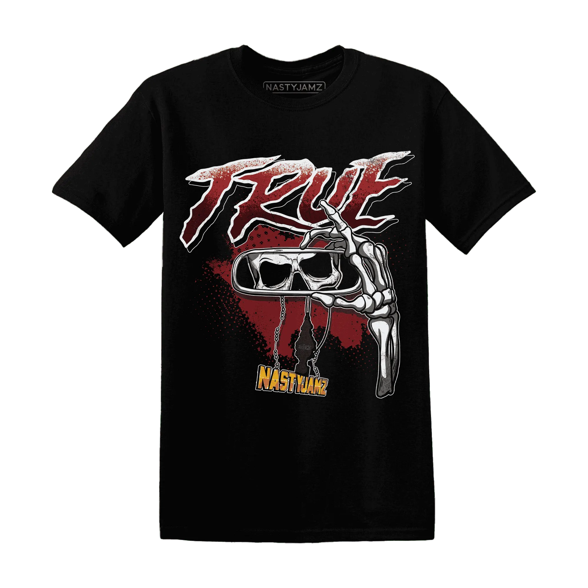 NastyJamz-Retro-Red-Taxi-12s-T-Shirt-Match-TRUE