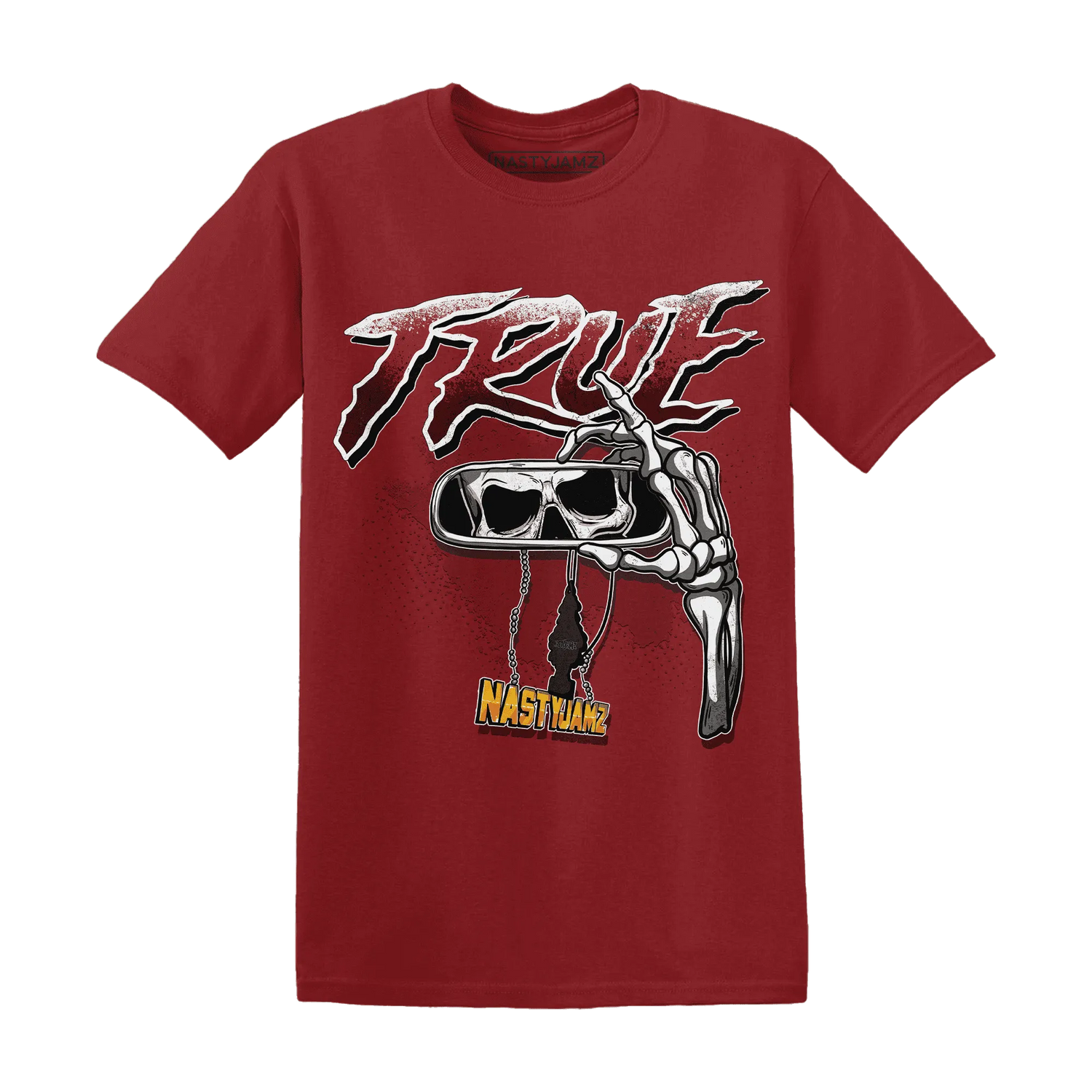 NastyJamz-Retro-Red-Taxi-12s-T-Shirt-Match-TRUE