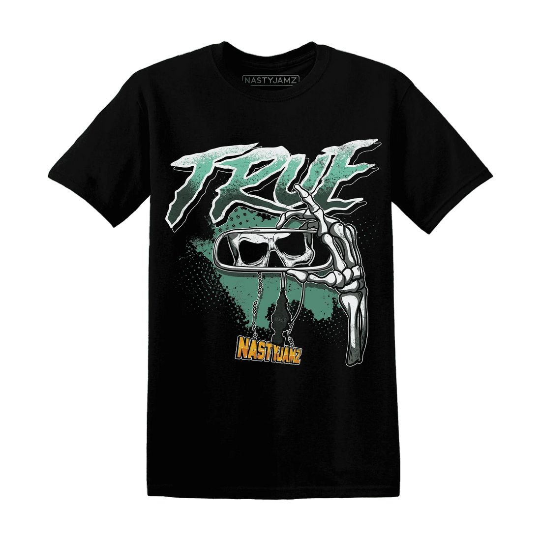 NastyJamz-High-OG-Green-Glow-1s-T-Shirt-Match-TRUE