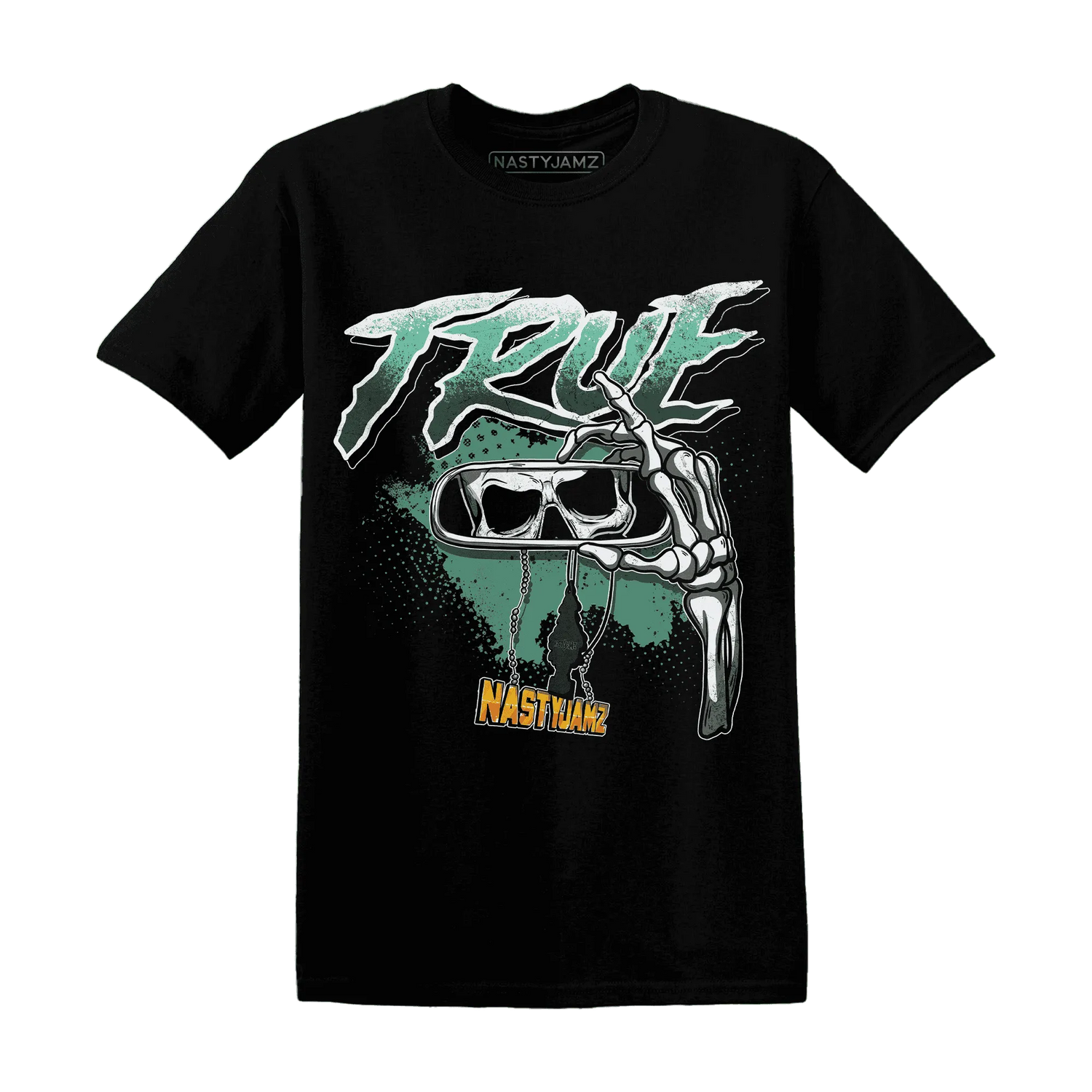 NastyJamz-High-OG-Green-Glow-1s-T-Shirt-Match-TRUE