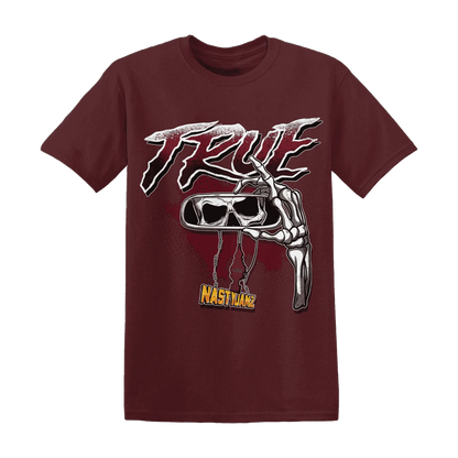 NastyJamz-High-White-Team-Red-1s-T-Shirt-Match-TRUE