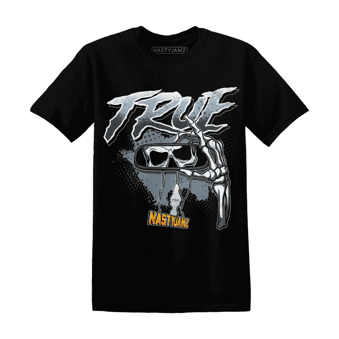 NastyJamz-Mid-Diffused-Blue-Grey-1s-T-Shirt-Match-TRUE