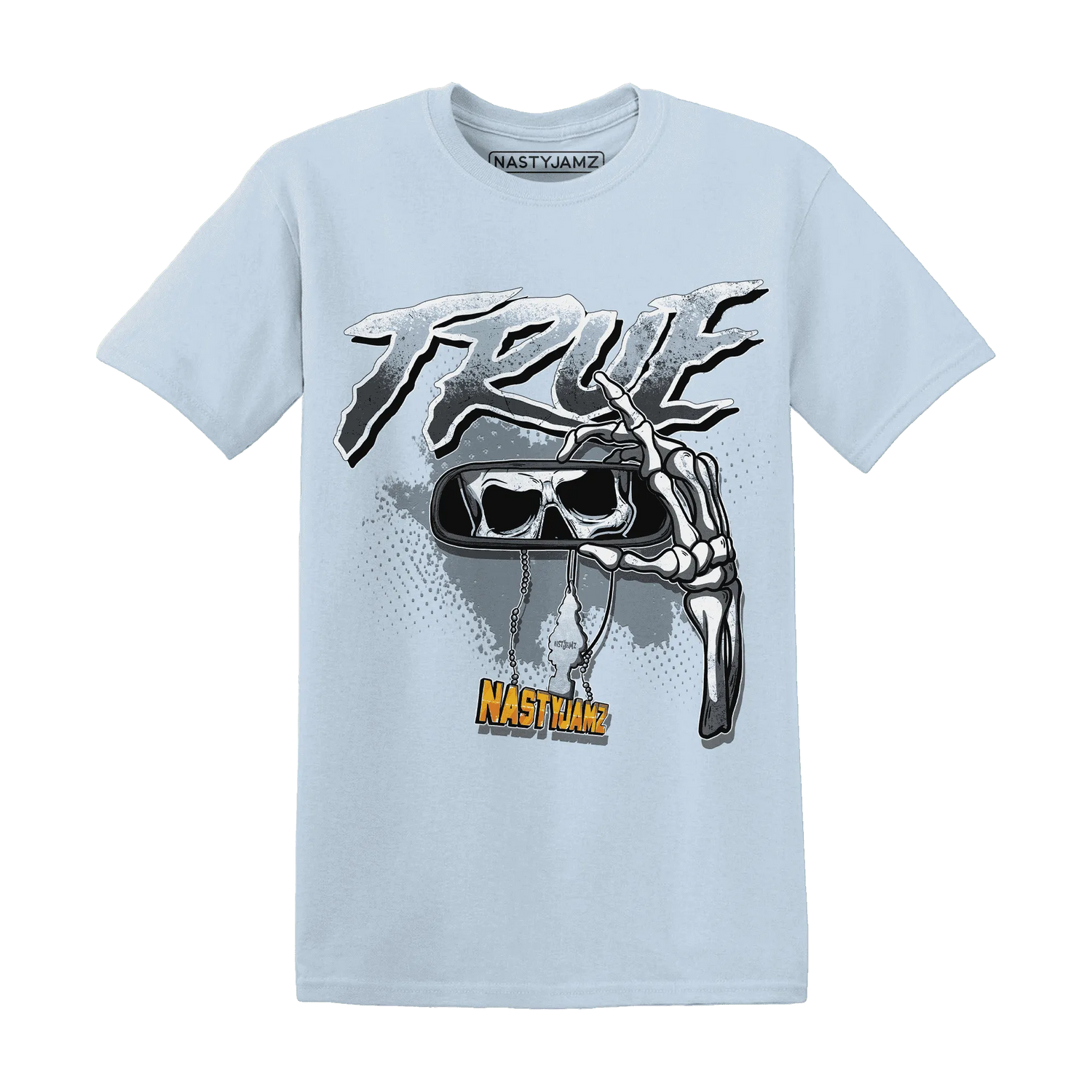 NastyJamz-Mid-Diffused-Blue-Grey-1s-T-Shirt-Match-TRUE