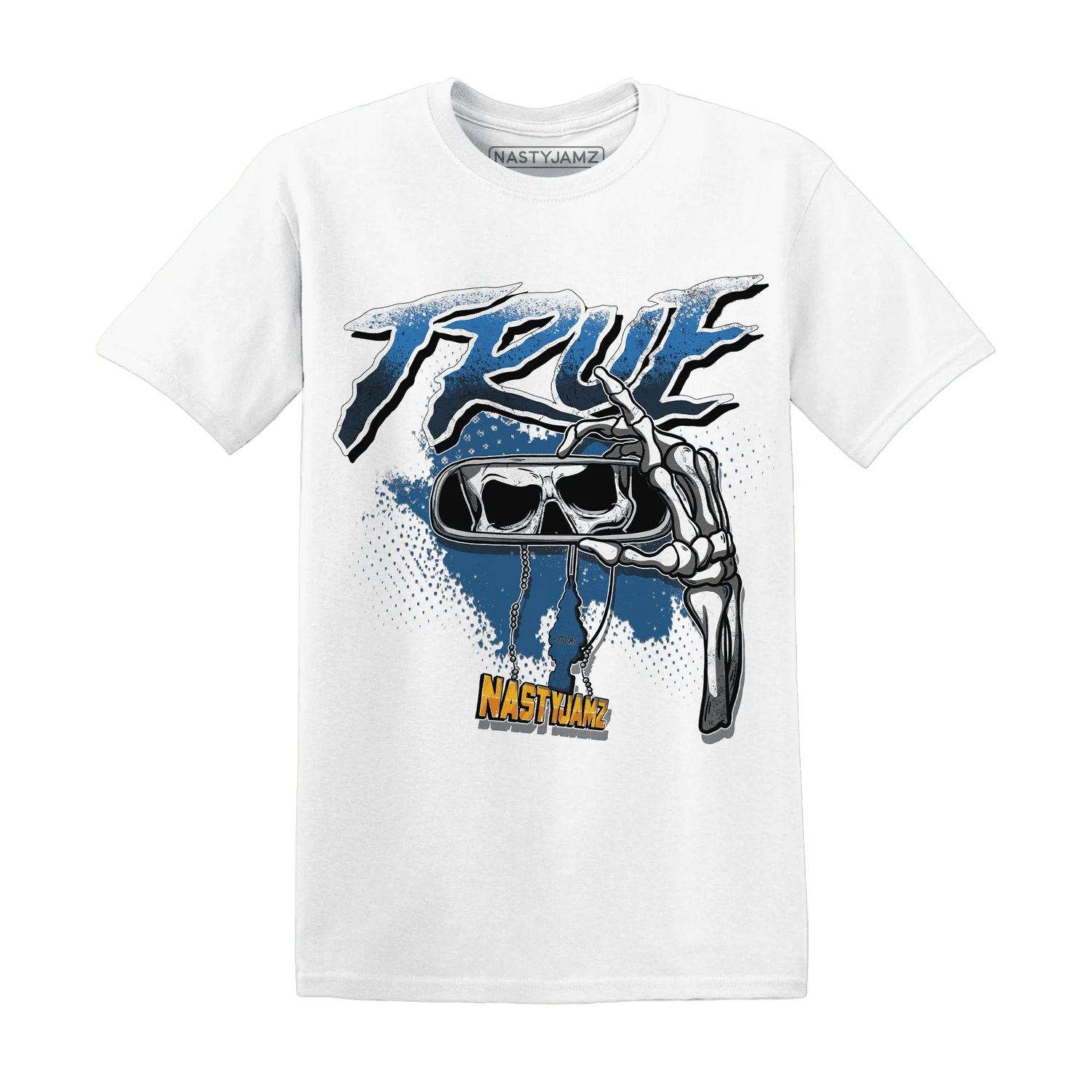 NastyJamz-Industrial-Blue-4s-T-Shirt-Match-TRUE