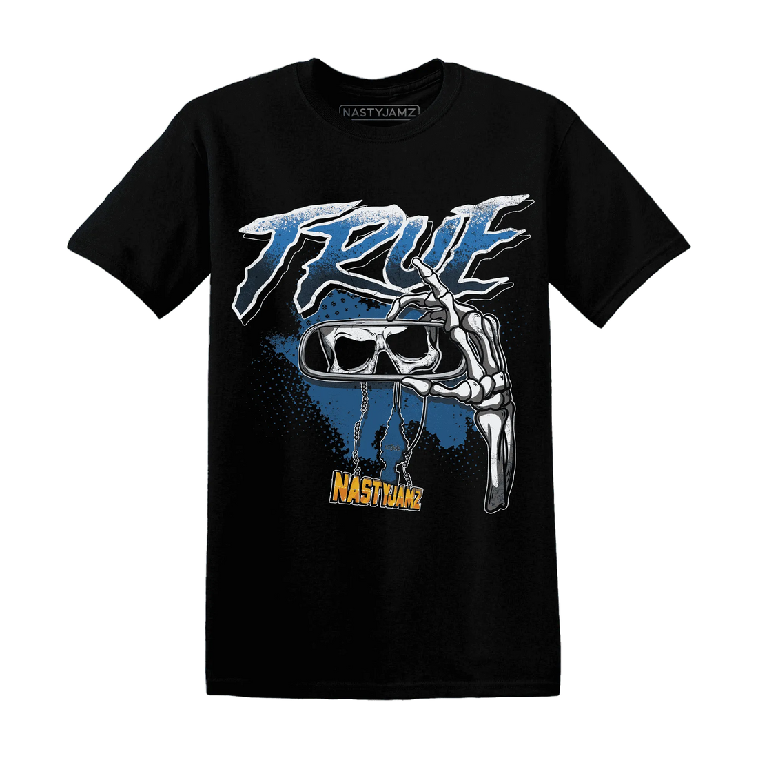 NastyJamz-Industrial-Blue-4s-T-Shirt-Match-TRUE