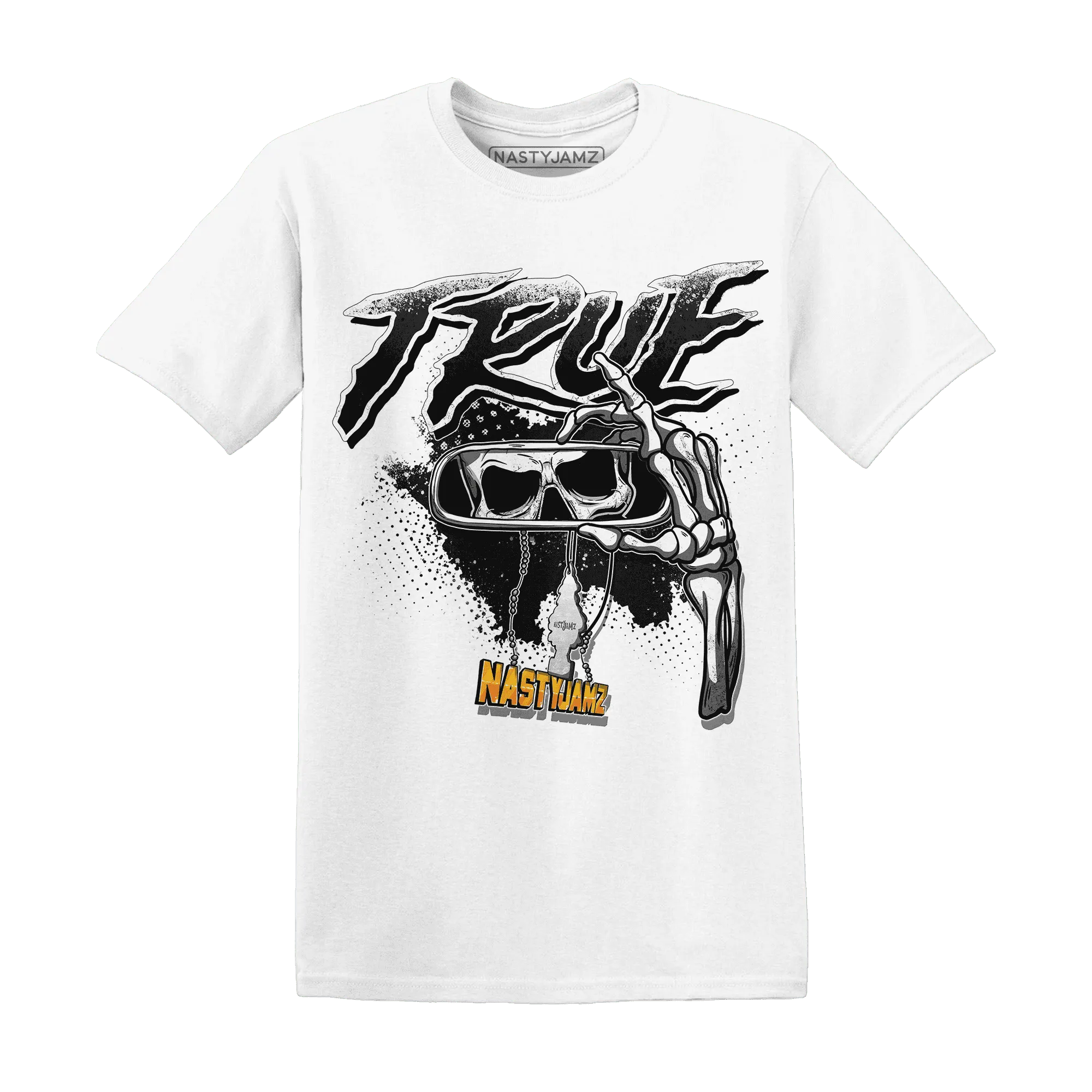 NastyJamz-White-Thunder-4s-T-Shirt-Match-TRUE