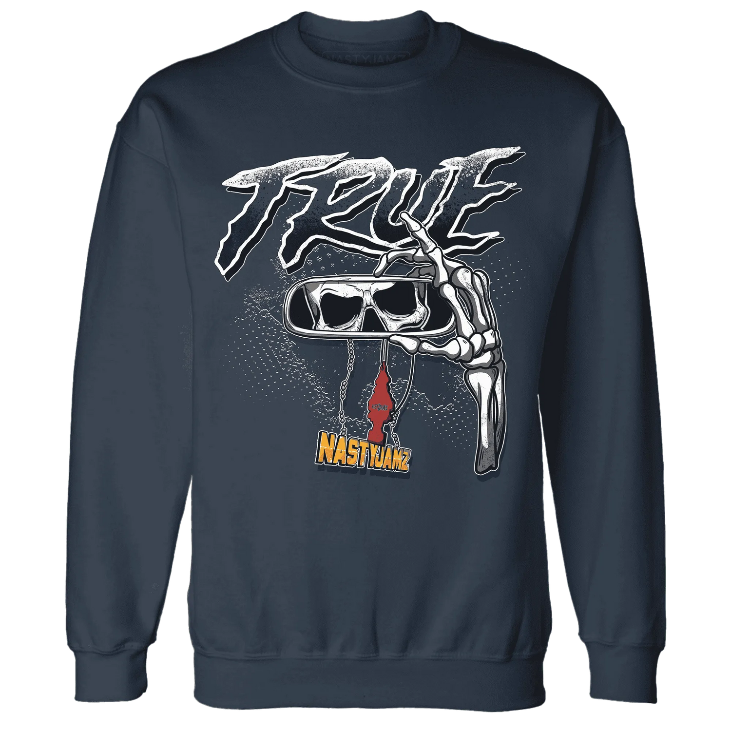 NastyJamz-White-Navy-6s-Sweatshirt-Match-TRUE
