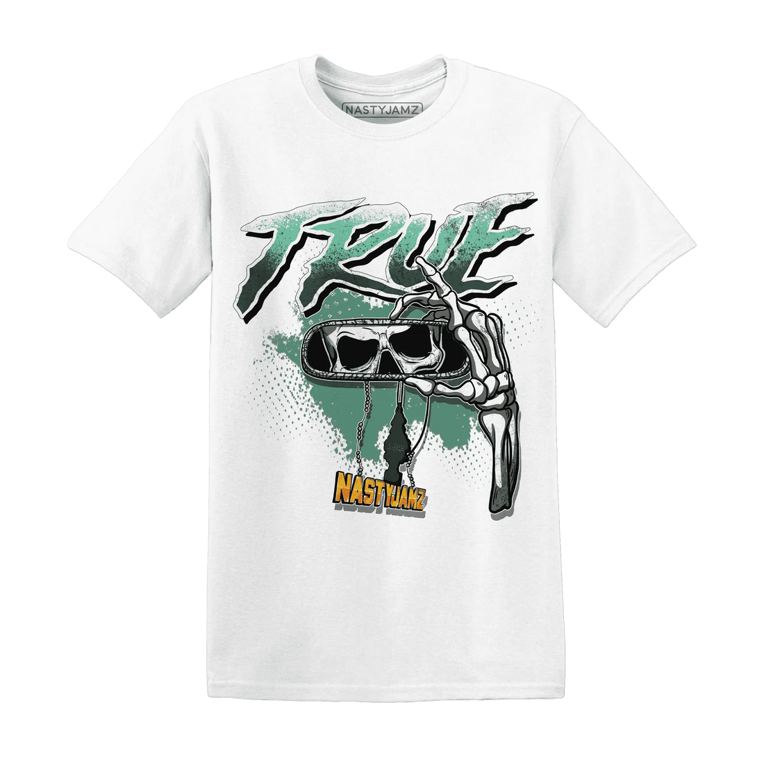 NastyJamz-Green-Glow-3s-T-Shirt-Match-TRUE