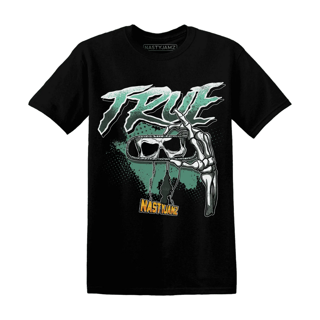 NastyJamz-Green-Glow-3s-T-Shirt-Match-TRUE