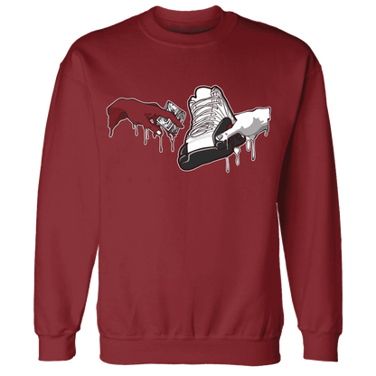 Retro-Red-Taxi-12s-Sweatshirt-Match-Take-My-Money-Sneaker