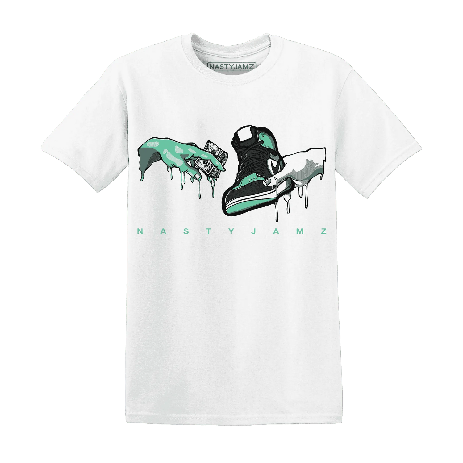 High-OG-Green-Glow-1s-T-Shirt-Match-Take-My-Money-Sneaker