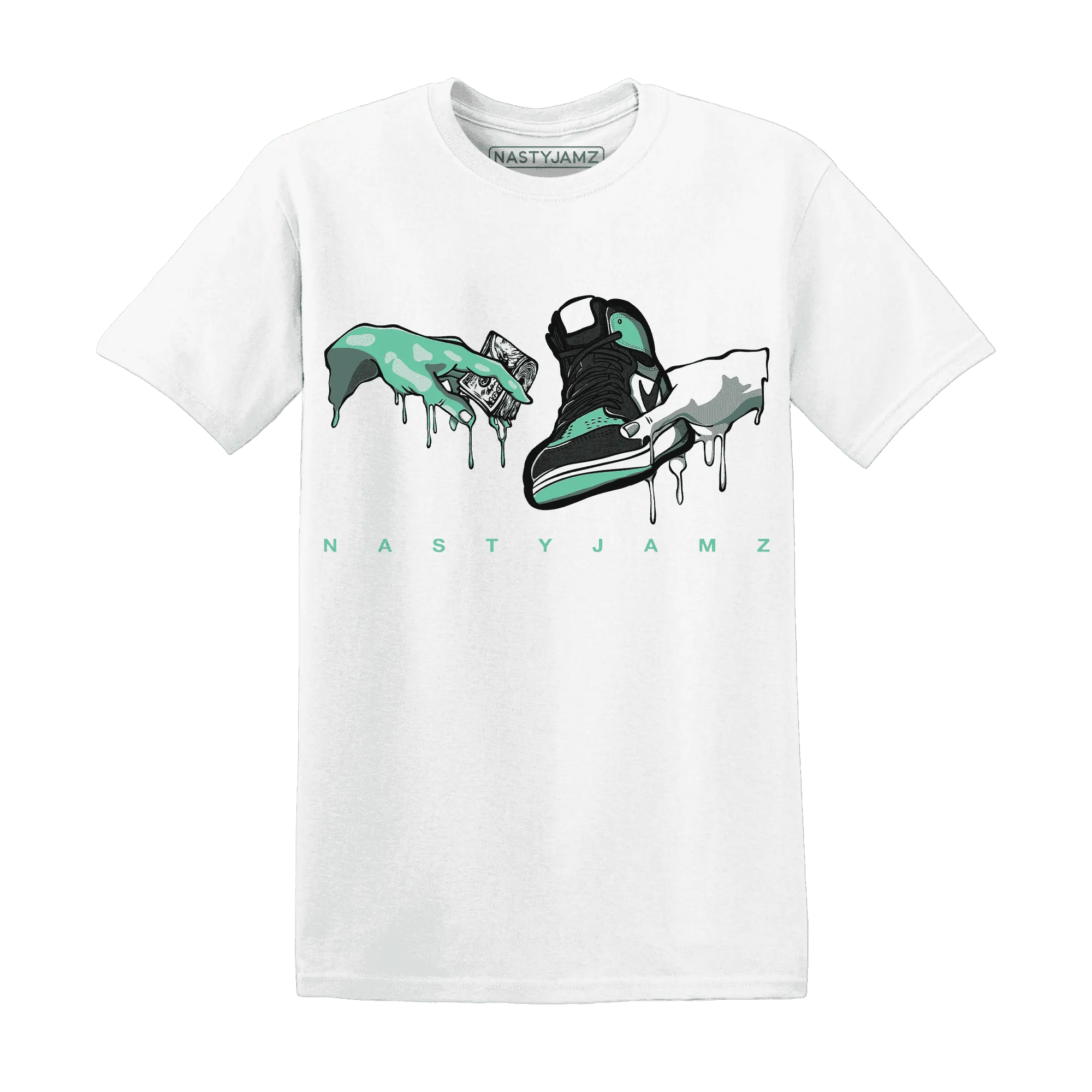 High-OG-Green-Glow-1s-T-Shirt-Match-Take-My-Money-Sneaker