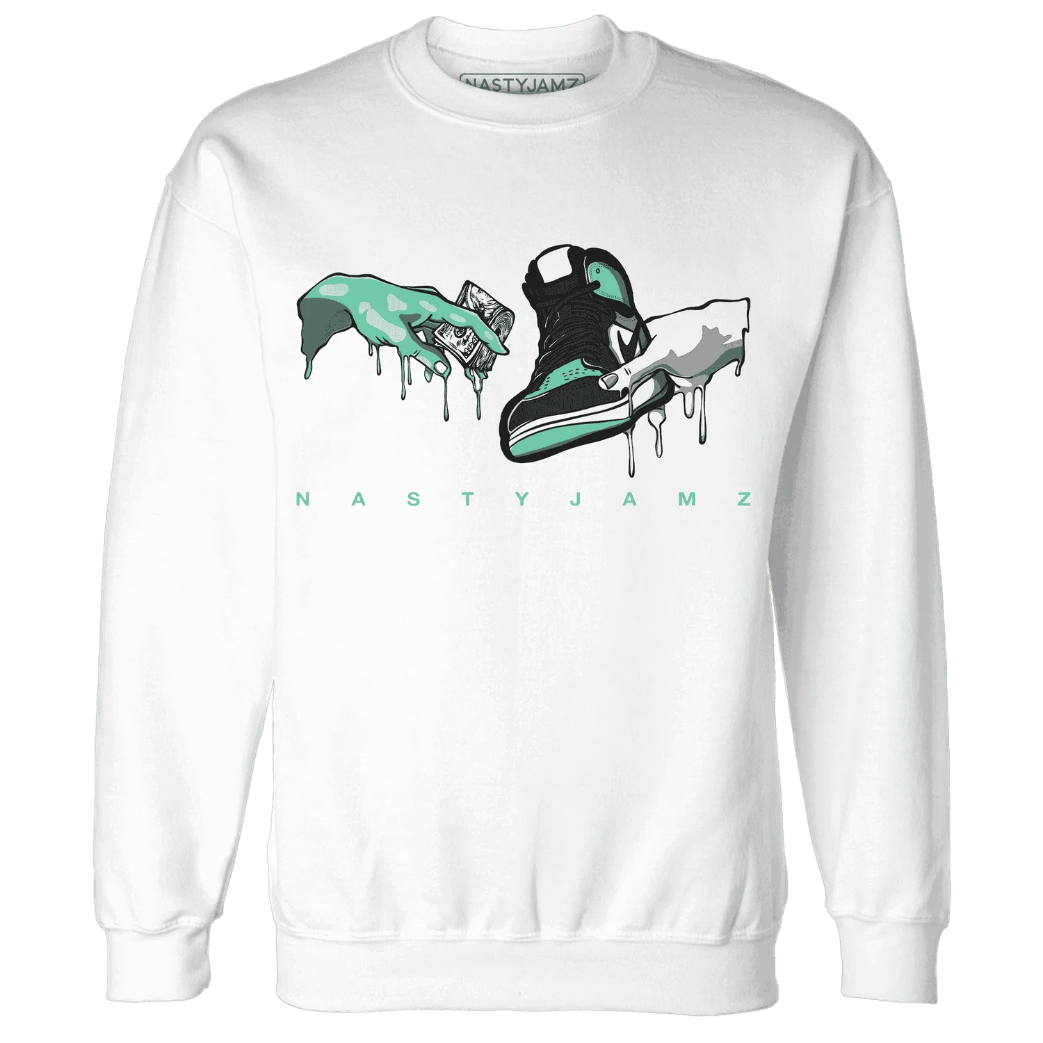 High-OG-Green-Glow-1s-Sweatshirt-Match-Take-My-Money-Sneaker