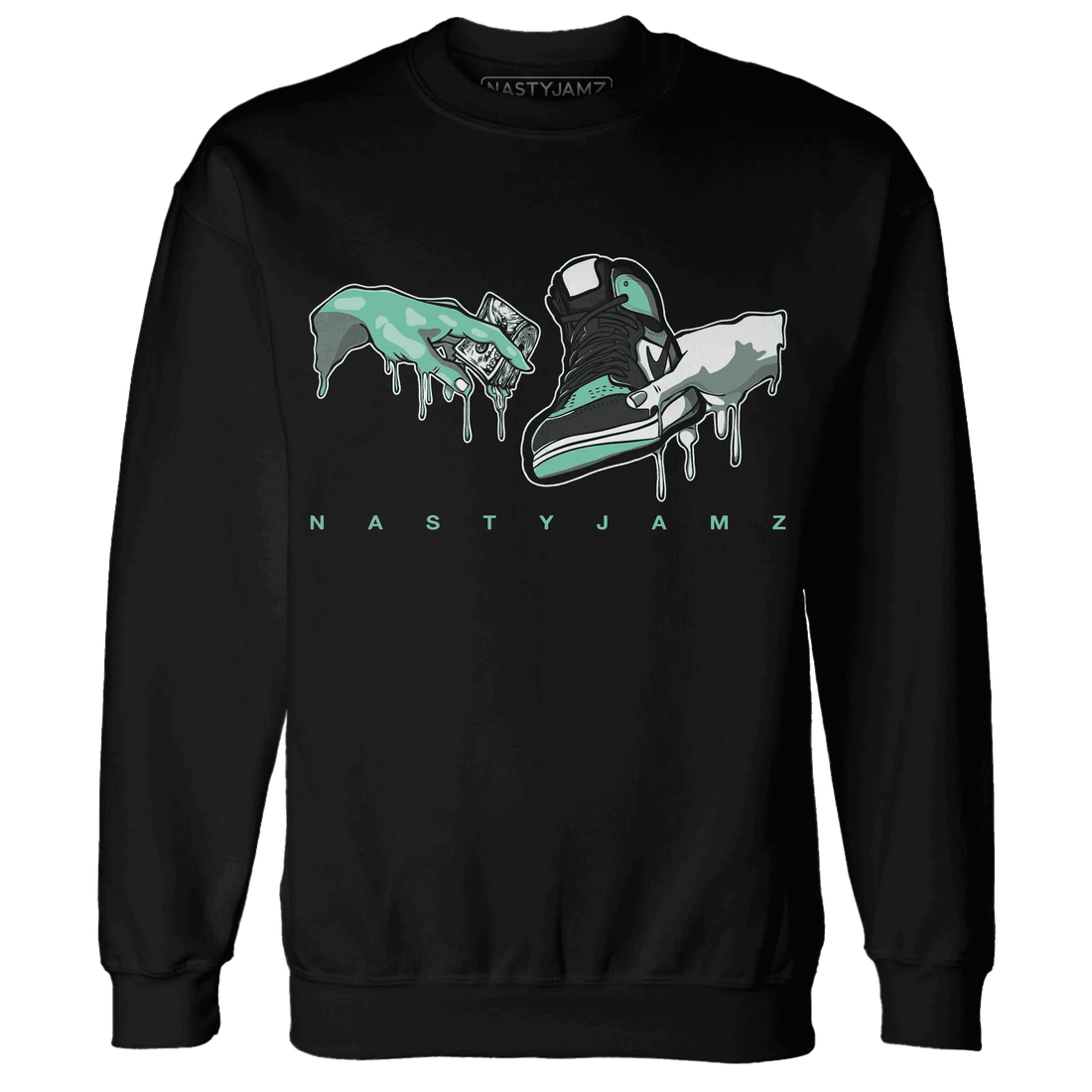 High-OG-Green-Glow-1s-Sweatshirt-Match-Take-My-Money-Sneaker