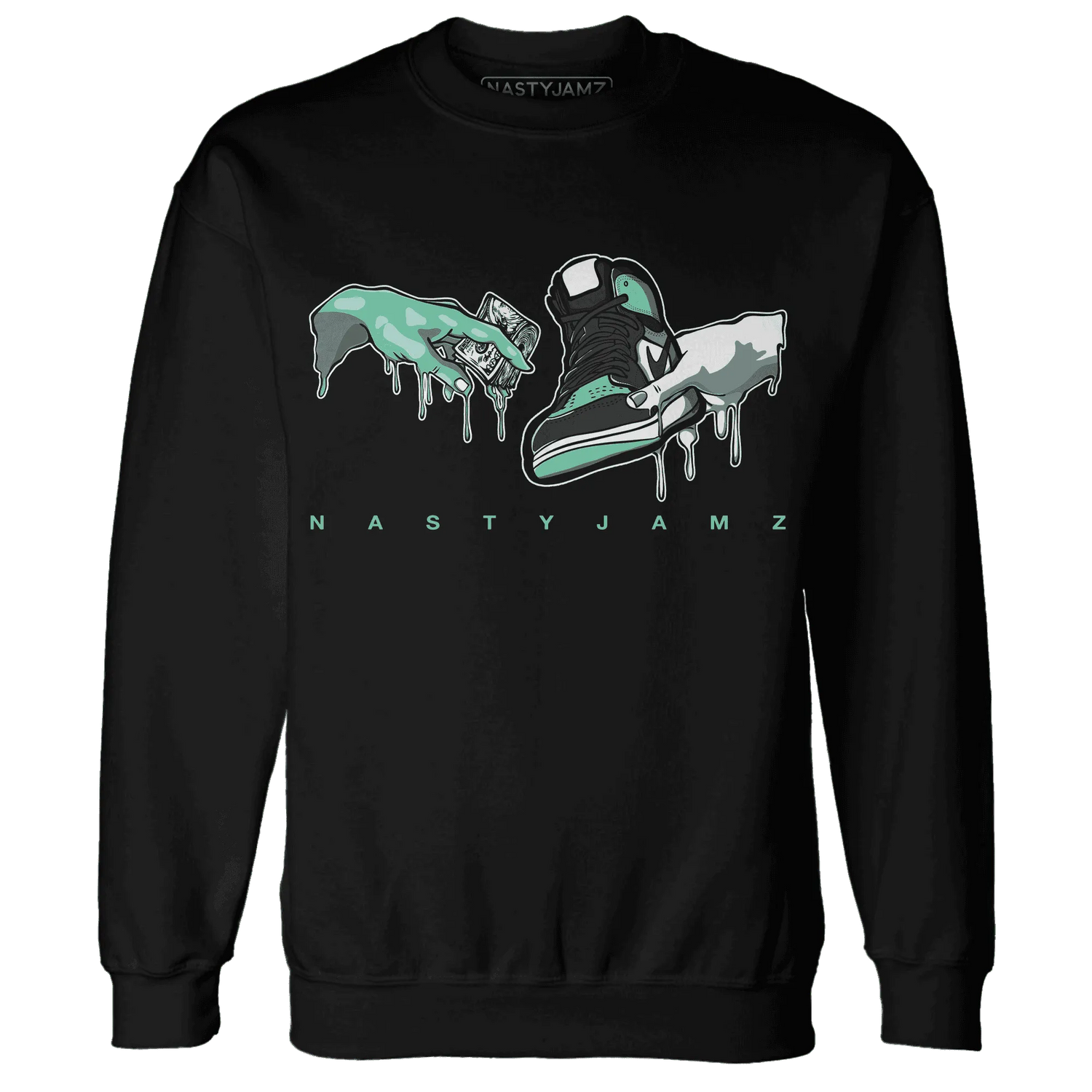 High-OG-Green-Glow-1s-Sweatshirt-Match-Take-My-Money-Sneaker