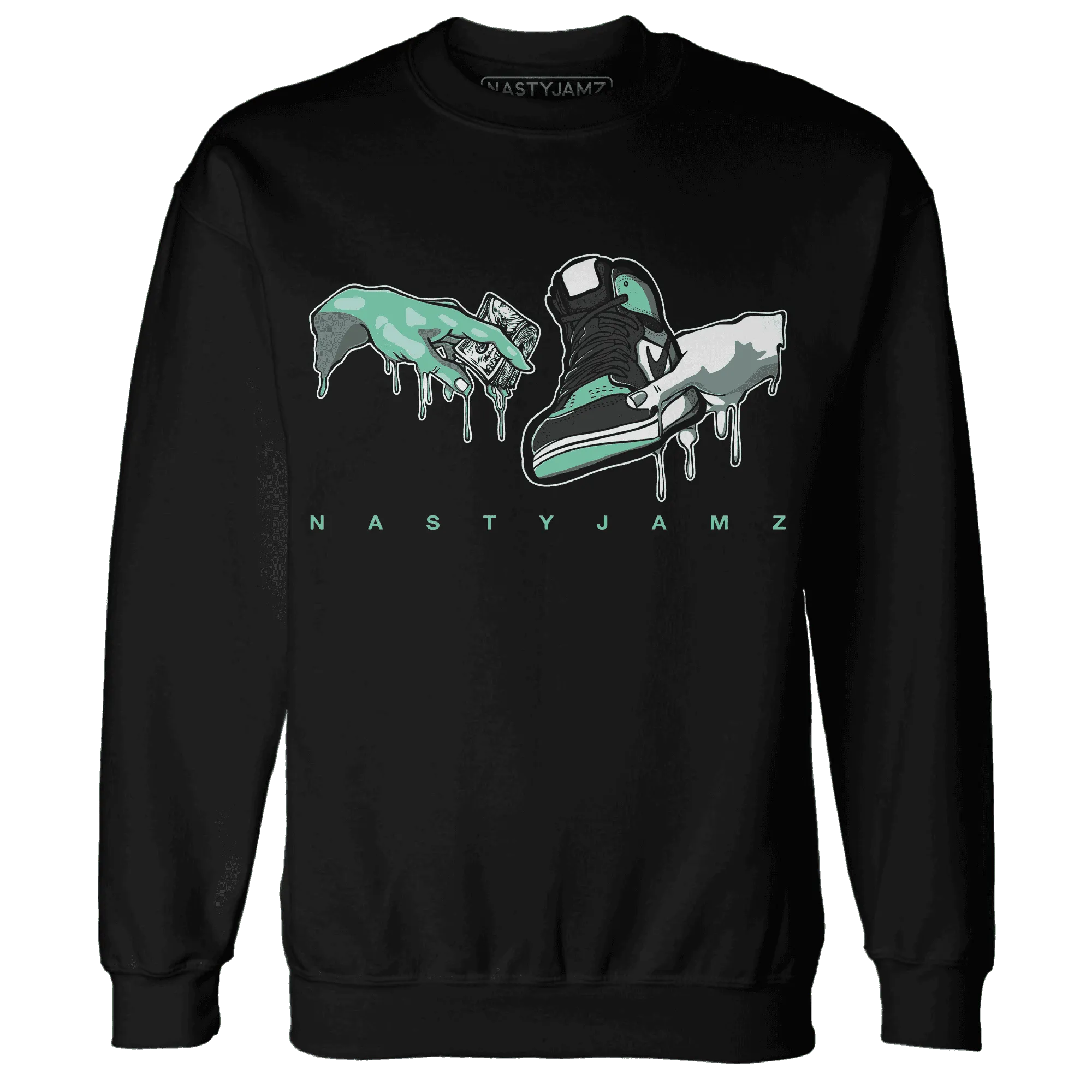 High-OG-Green-Glow-1s-Sweatshirt-Match-Take-My-Money-Sneaker