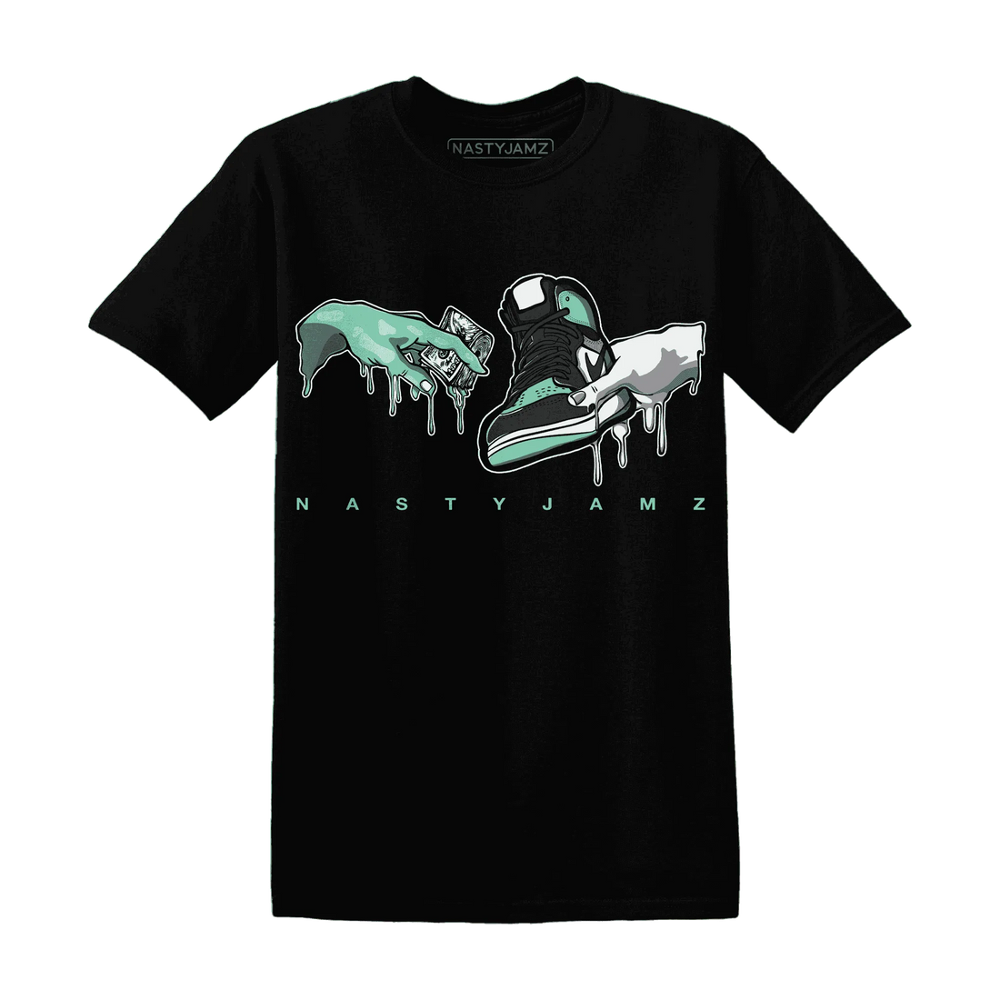 High-OG-Green-Glow-1s-T-Shirt-Match-Take-My-Money-Sneaker
