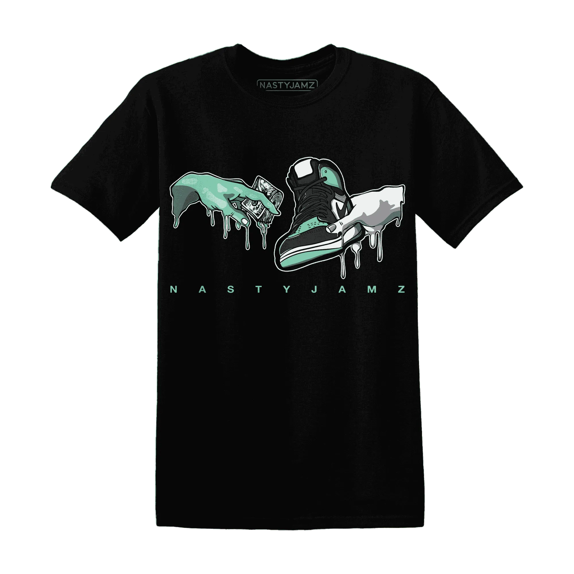 High-OG-Green-Glow-1s-T-Shirt-Match-Take-My-Money-Sneaker
