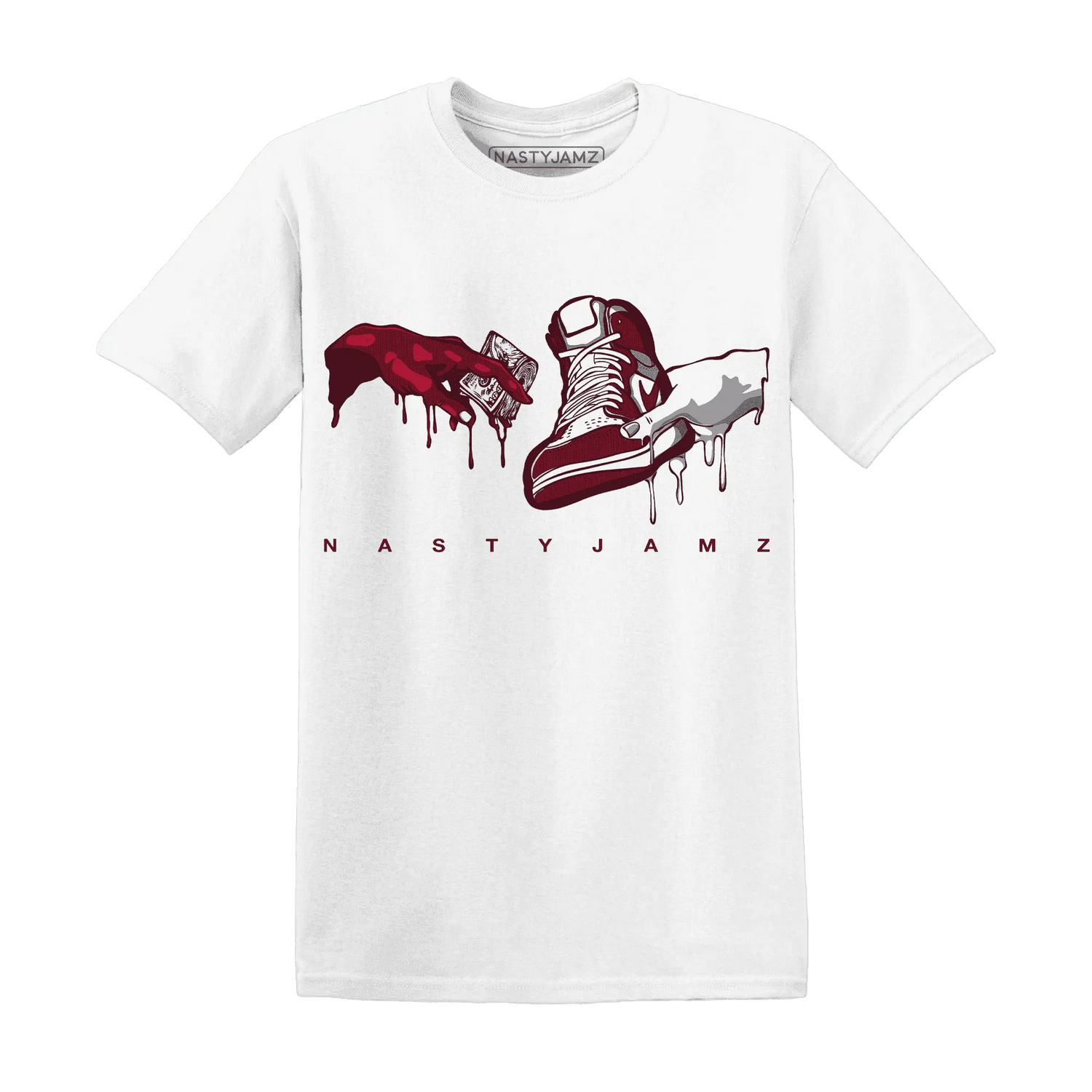 High-White-Team-Red-1s-T-Shirt-Match-Take-My-Money-Sneaker