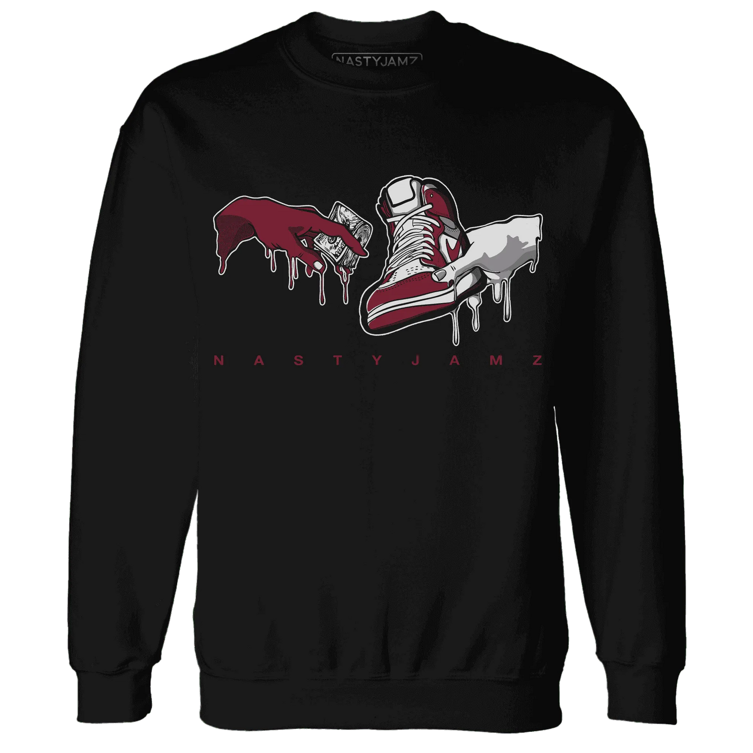 High-White-Team-Red-1s-Sweatshirt-Match-Take-My-Money-Sneaker