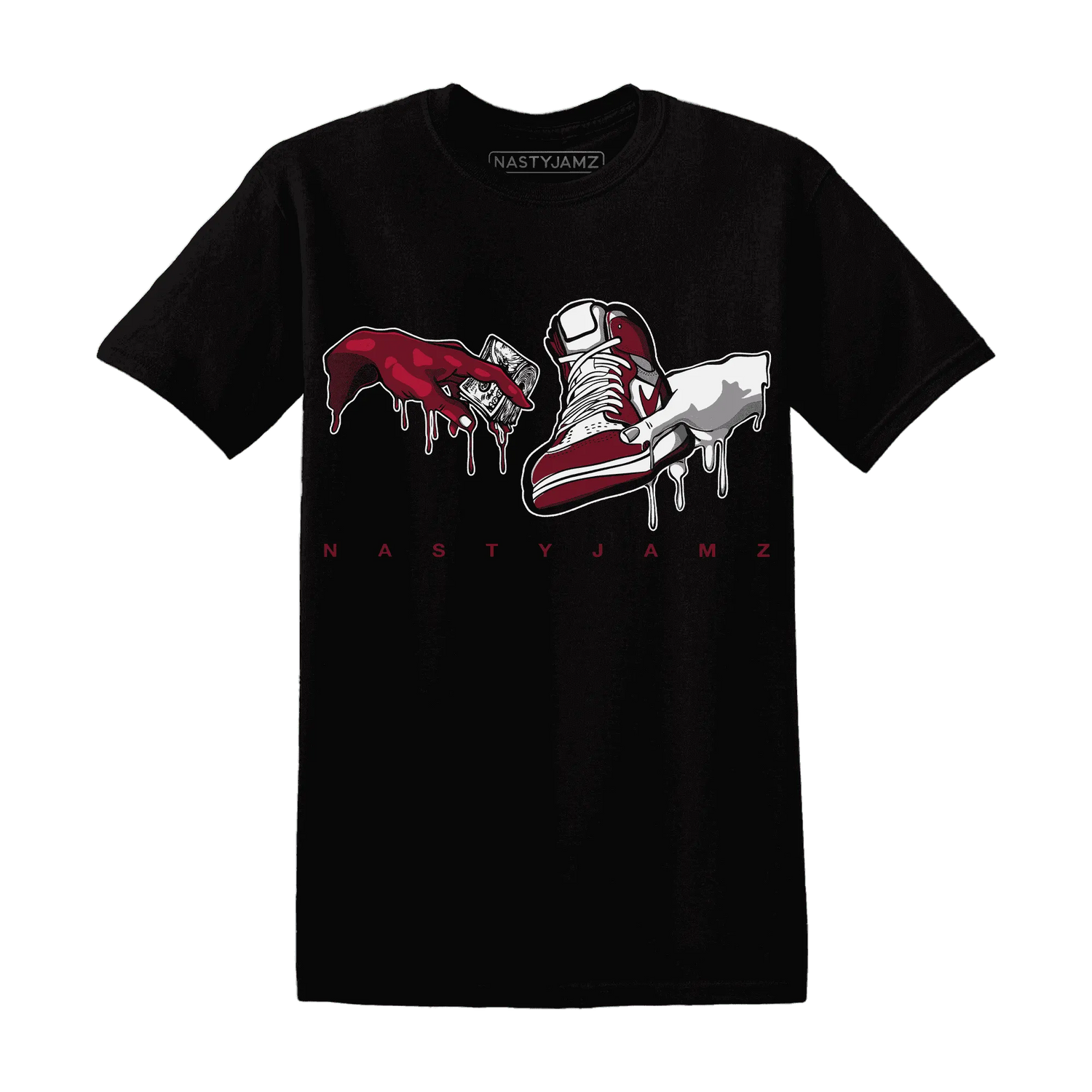 High-White-Team-Red-1s-T-Shirt-Match-Take-My-Money-Sneaker