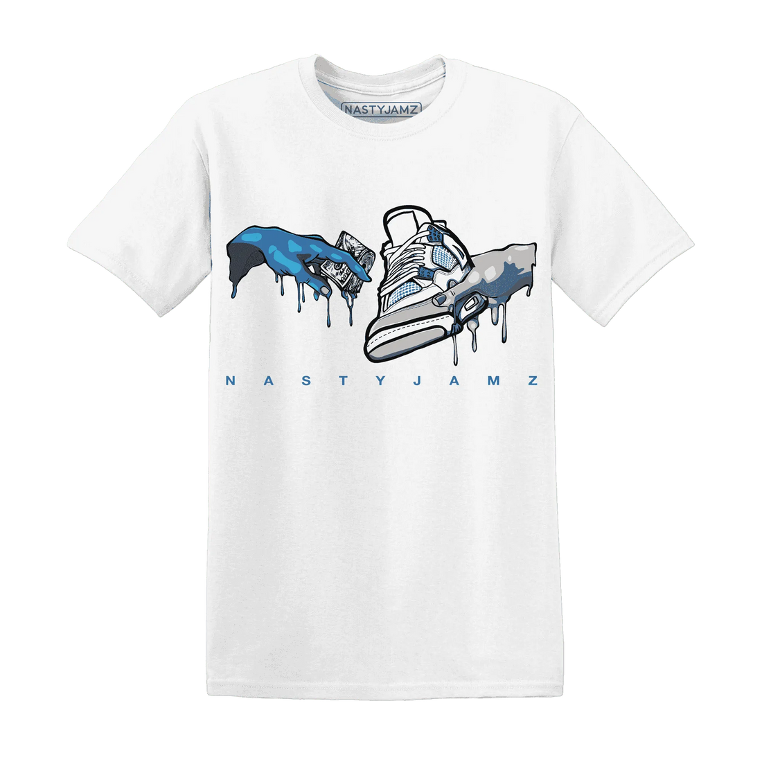 Industrial-Blue-4s-T-Shirt-Match-Take-My-Money-Sneaker