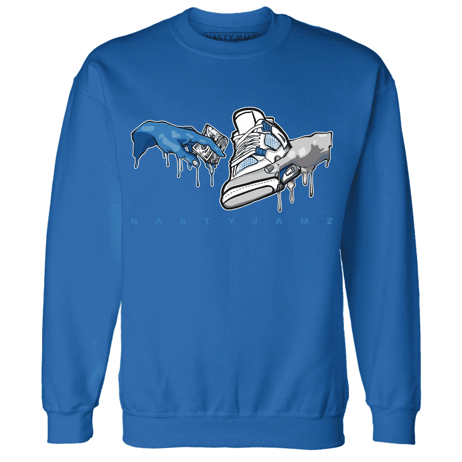 Industrial-Blue-4s-Sweatshirt-Match-Take-My-Money-Sneaker