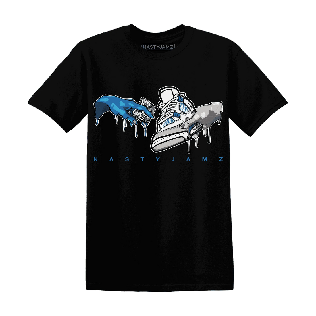 Industrial-Blue-4s-T-Shirt-Match-Take-My-Money-Sneaker