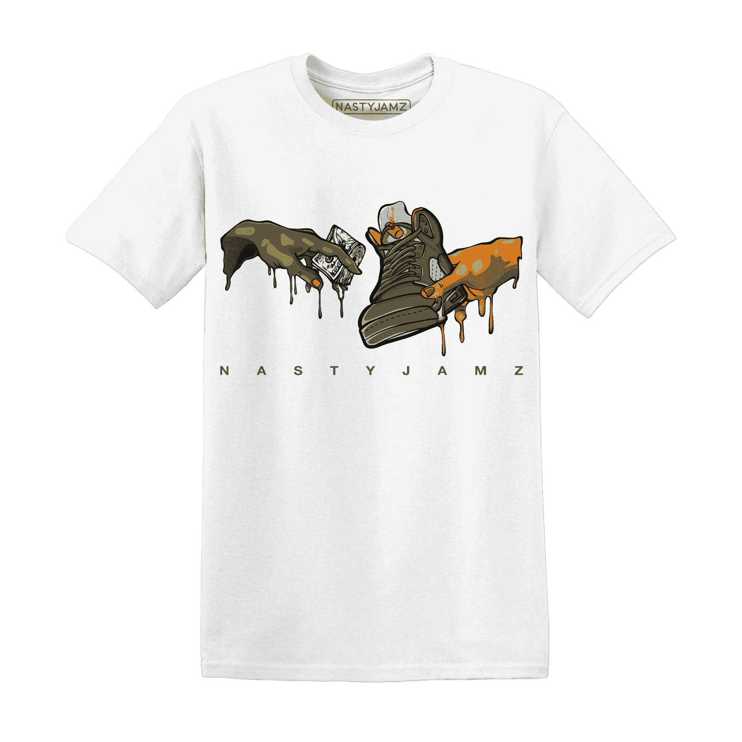 Olive-5s-T-Shirt-Match-Take-My-Money-Sneaker