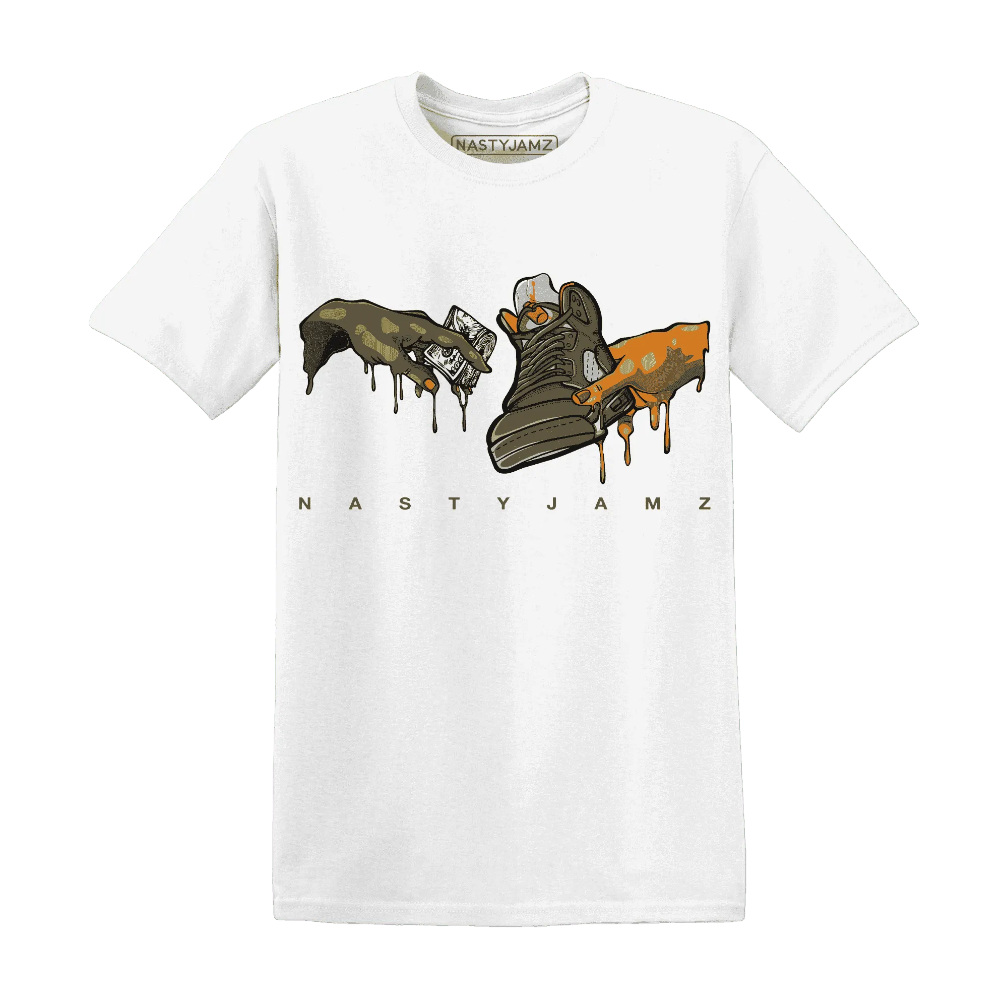 Olive-5s-T-Shirt-Match-Take-My-Money-Sneaker