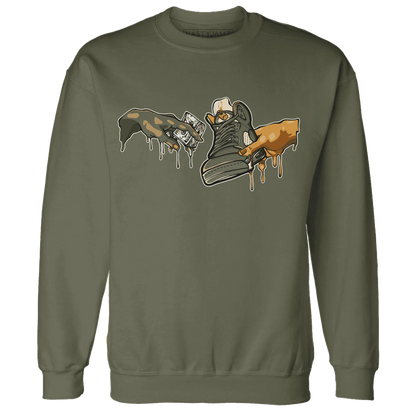 Olive-5s-Sweatshirt-Match-Take-My-Money-Sneaker