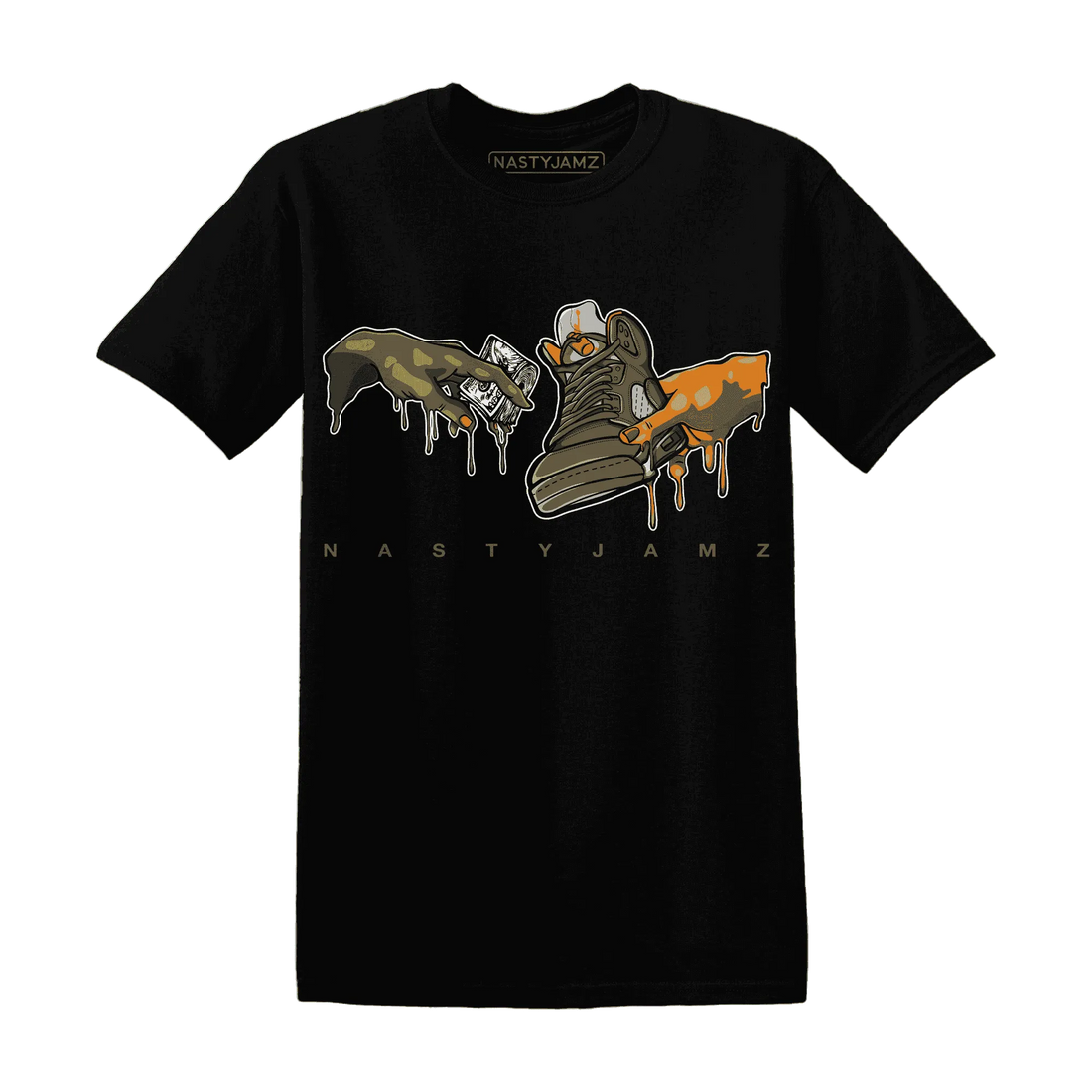 Olive-5s-T-Shirt-Match-Take-My-Money-Sneaker