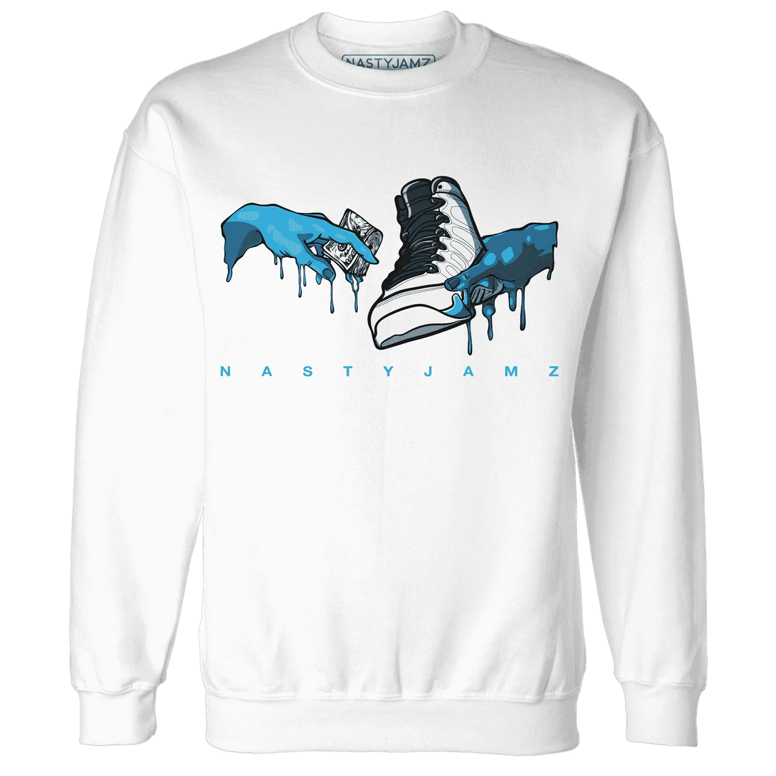 Powder-Blue-9s-Sweatshirt-Match-Take-My-Money-Sneaker