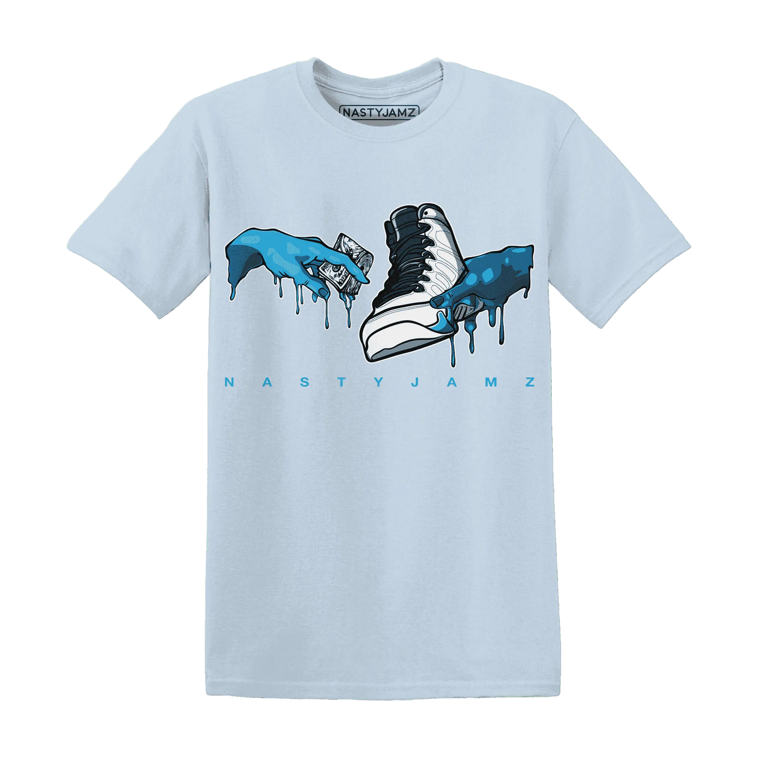 Powder-Blue-9s-T-Shirt-Match-Take-My-Money-Sneaker
