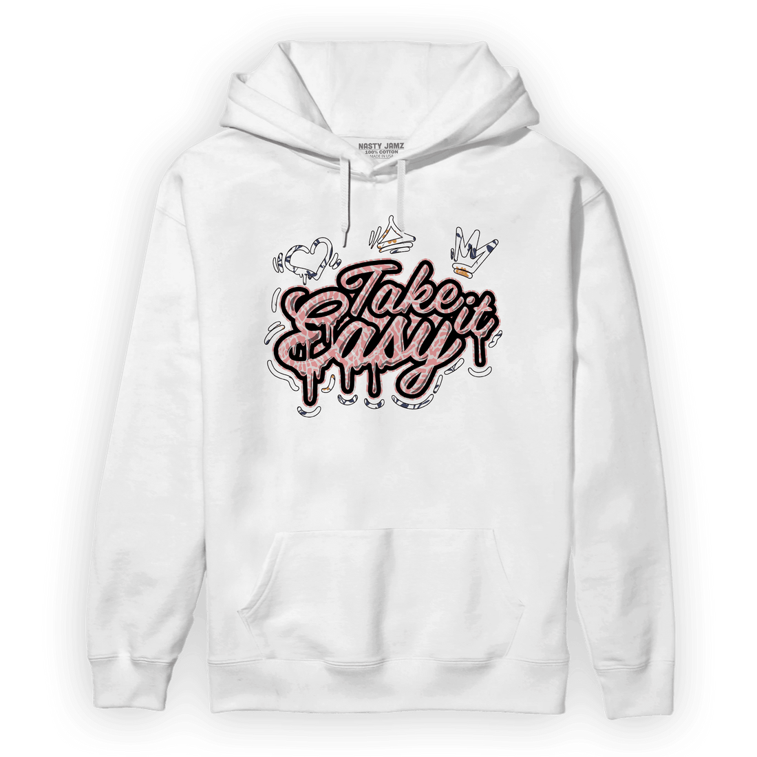 Red Stardust 3s Hoodie Match Take It Easy - NastyJamz