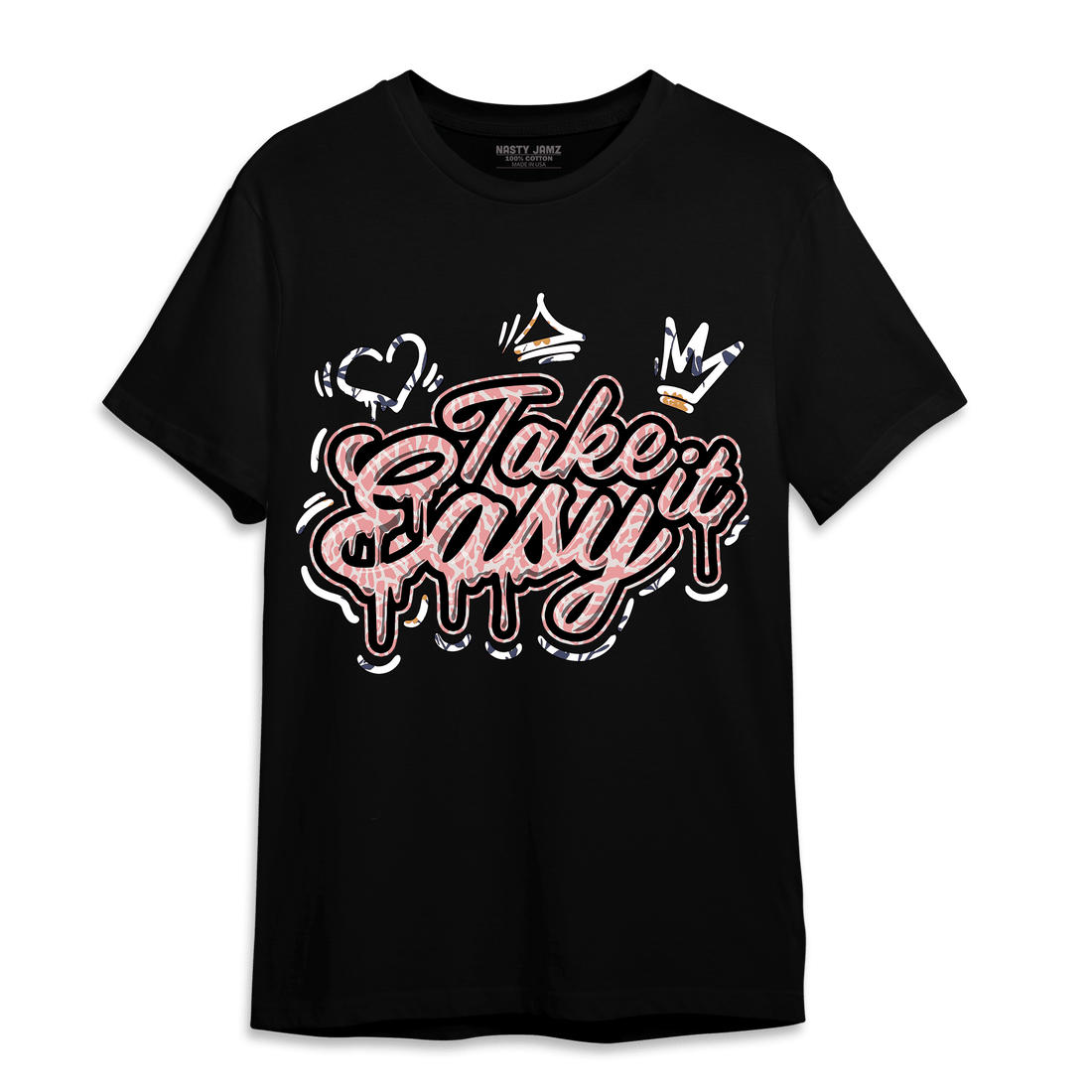 Red Stardust 3s T Shirt Match Take It Easy - NastyJamz