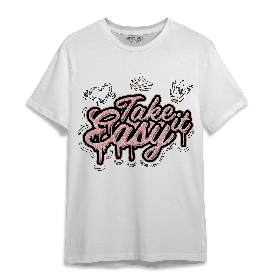 Red Stardust 3s T Shirt Match Take It Easy - NastyJamz