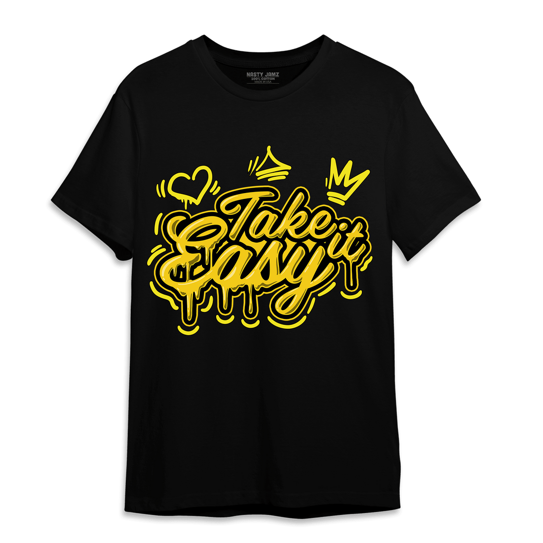 Vivid Sulfur 4s T Shirt Match Take It Easy - NastyJamz